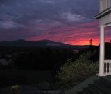 Greenville Inn Sunset - Yes...this really is the view from our inn!