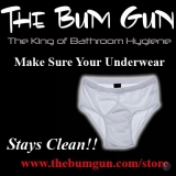Make Sure Your Underwear Stays Clean! - Save a ton on your washing powder and save your relationship!<br /><br />Experience comfort, hygiene and a better quality of life with The Bum Gun<br /><br />Sign up at www.thebumgun.co.uk and receive a 20% discount voucher and a FREE gift just for signing up.<br /><br />Free Yourself From Tearing Your Skin With Toilet Paper<br /><br />No one likes the pain of tearing their skin with toilet paper. Apart from it hurting like hell, it is 