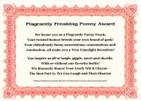 Flagrantly Freaking Funny Award