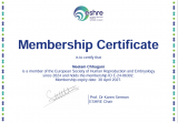 ESHRE CERTIFICATE